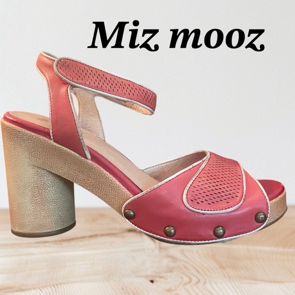 Miz Mooz Ronnie Heeled Sandal Size 8 - Picture 1 of 9